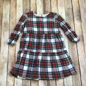 GAP Kids Plaid Dress - Red, Green, White